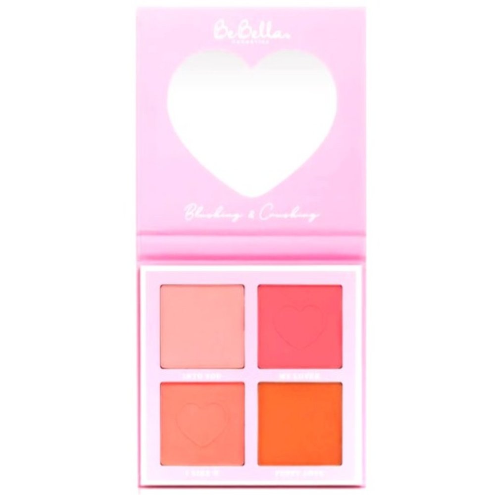 BEBELLA BLUSHING/CRUSHING  BLUSH 4 COLORS PALETTE